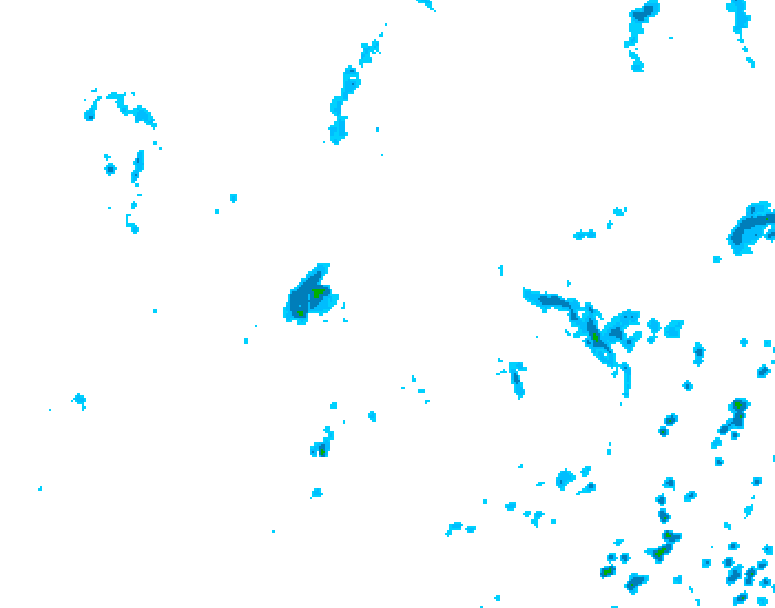 GDPS precipitation 210 hour forecast chart for Canada based on 2026/07/20 0000Z data