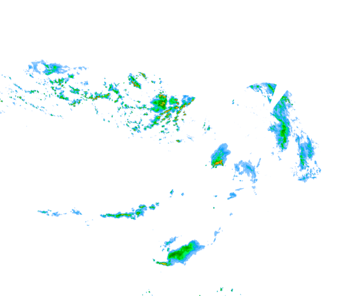 Weather radar data valid at 2026/07/20 19:06 UTC
