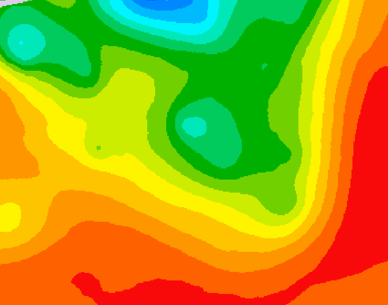 GDPS 500 millibar geopotential height 060 hour forecast chart for Canada based on 2026/07/21 0000Z data