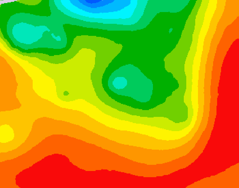 GDPS 500 millibar geopotential height 066 hour forecast chart for Canada based on 2026/07/21 0000Z data