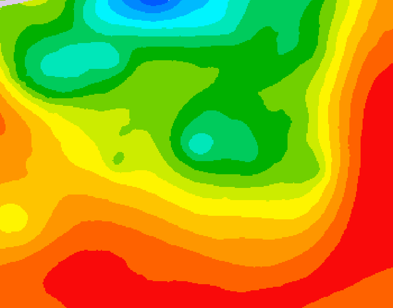 GDPS 500 millibar geopotential height 072 hour forecast chart for Canada based on 2026/07/21 0000Z data