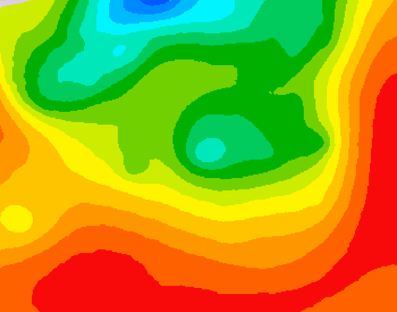 GDPS 500 millibar geopotential height 078 hour forecast chart for Canada based on 2026/07/21 0000Z data