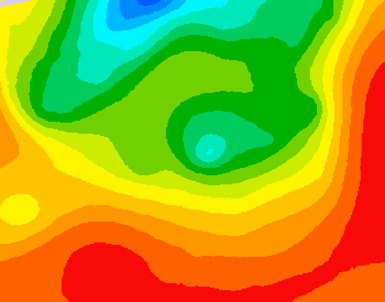 GDPS 500 millibar geopotential height 084 hour forecast chart for Canada based on 2026/07/21 0000Z data