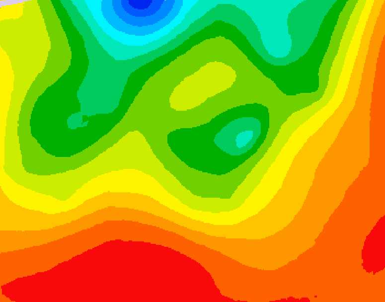 GDPS 500 millibar geopotential height 114 hour forecast chart for Canada based on 2026/07/21 0000Z data