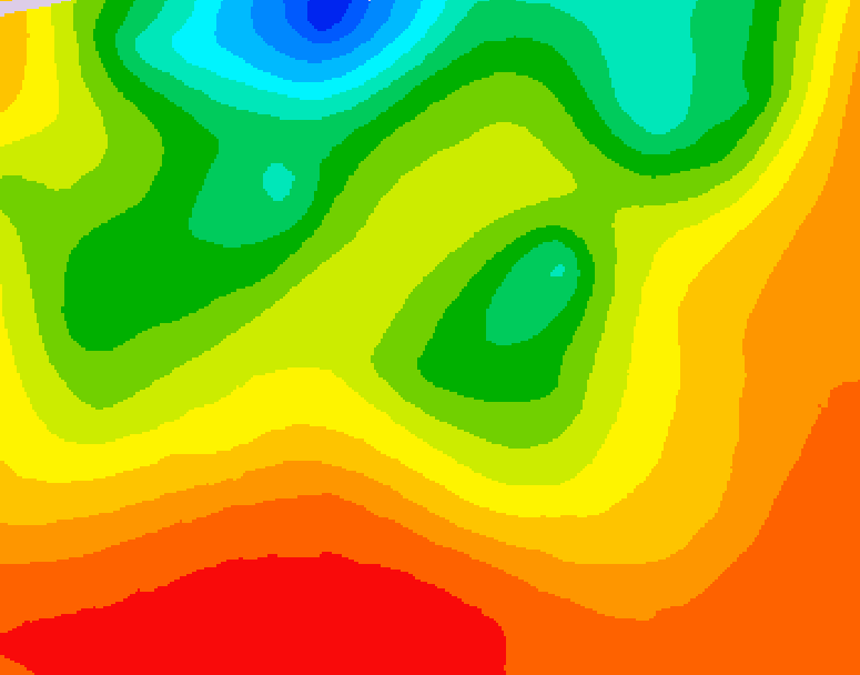 GDPS 500 millibar geopotential height 126 hour forecast chart for Canada based on 2026/07/21 0000Z data