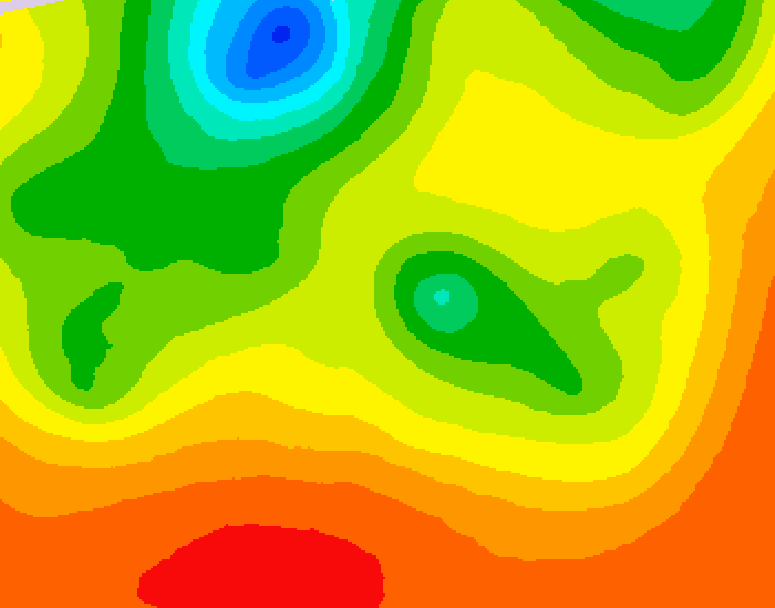 GDPS 500 millibar geopotential height 174 hour forecast chart for Canada based on 2026/07/21 0000Z data