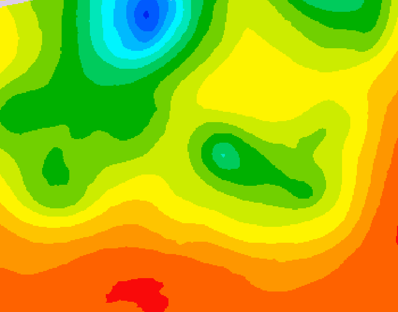 GDPS 500 millibar geopotential height 180 hour forecast chart for Canada based on 2026/07/21 0000Z data