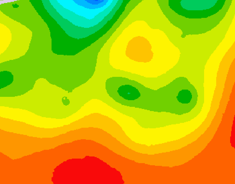 GDPS 500 millibar geopotential height 198 hour forecast chart for Canada based on 2026/07/21 0000Z data