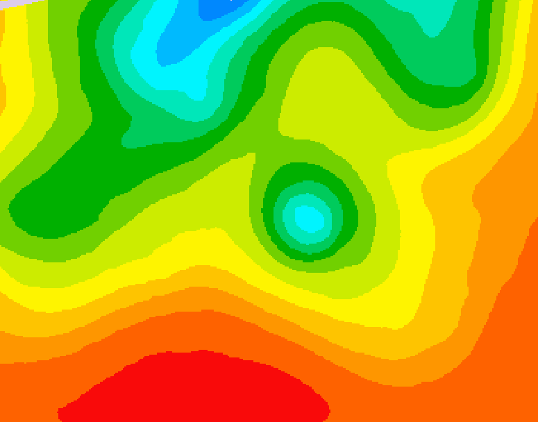 GDPS 500 millibar geopotential height 120 hour forecast chart for Canada based on 2026/07/21 1200Z data