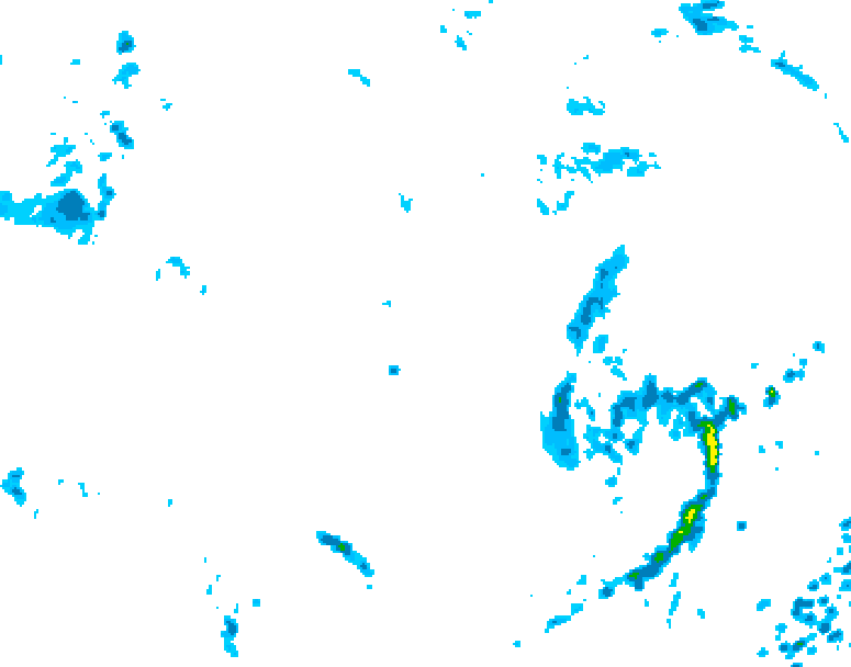 GDPS precipitation 036 hour forecast chart for Canada based on 2026/07/21 0000Z data