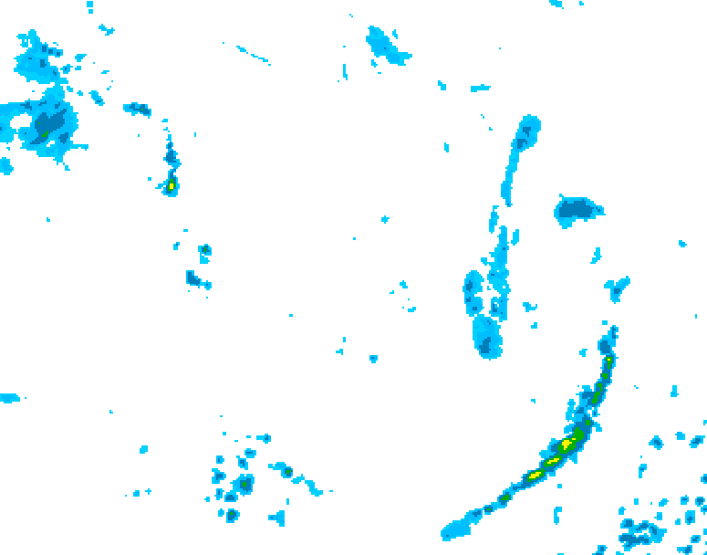 GDPS precipitation 054 hour forecast chart for Canada based on 2026/07/21 0000Z data