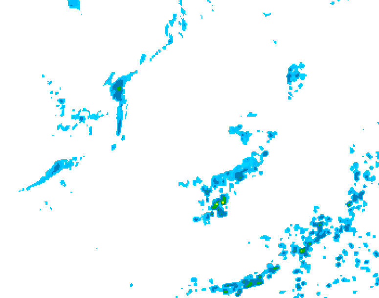 GDPS precipitation 108 hour forecast chart for Canada based on 2026/07/21 0000Z data