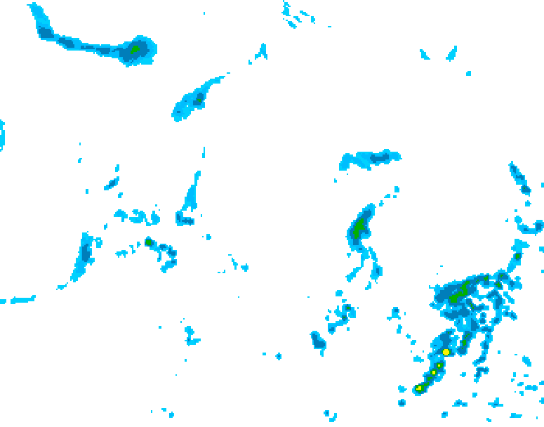 GDPS precipitation 126 hour forecast chart for Canada based on 2026/07/21 0000Z data