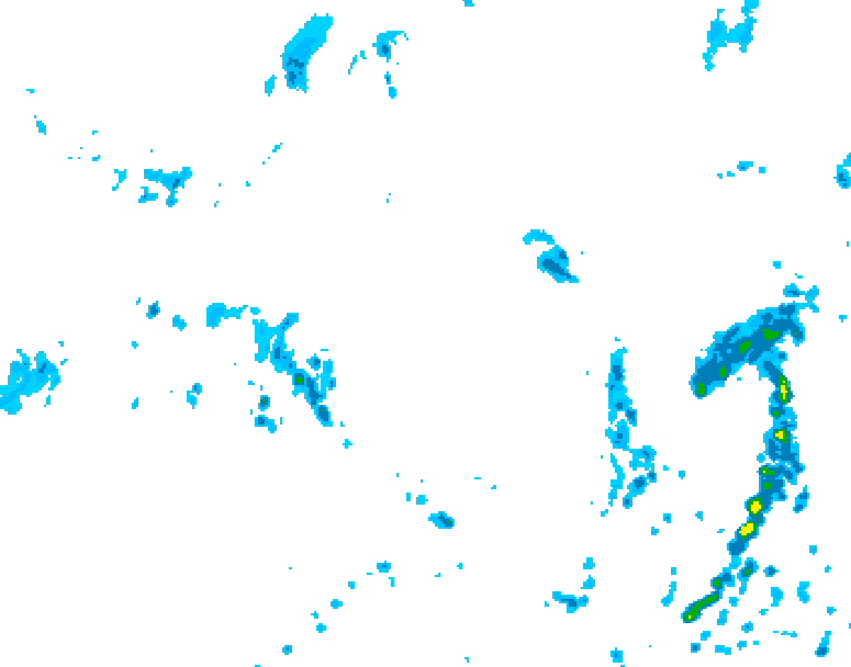 GDPS precipitation 150 hour forecast chart for Canada based on 2026/07/21 0000Z data