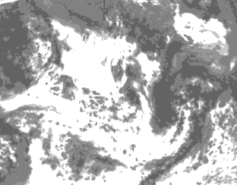 GDPS total cloud 054 hour forecast chart for Canada based on 2026/07/21 0000Z data