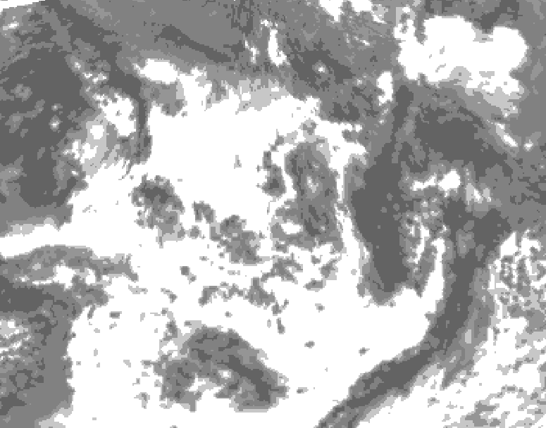 GDPS total cloud 060 hour forecast chart for Canada based on 2026/07/21 0000Z data