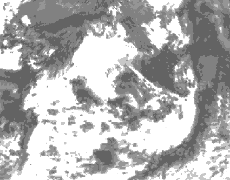GDPS total cloud 078 hour forecast chart for Canada based on 2026/07/21 0000Z data
