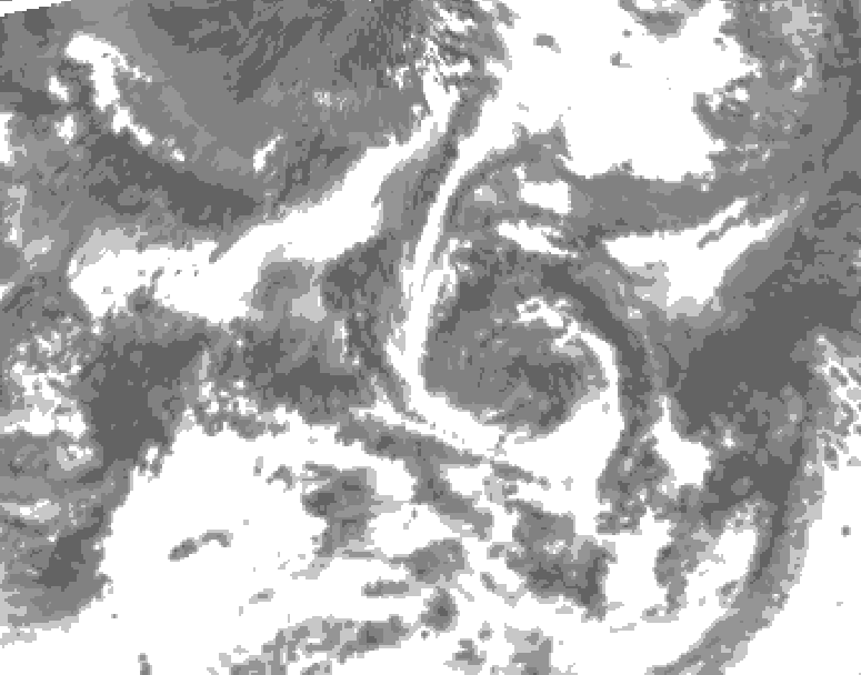 GDPS total cloud 144 hour forecast chart for Canada based on 2026/07/21 1200Z data