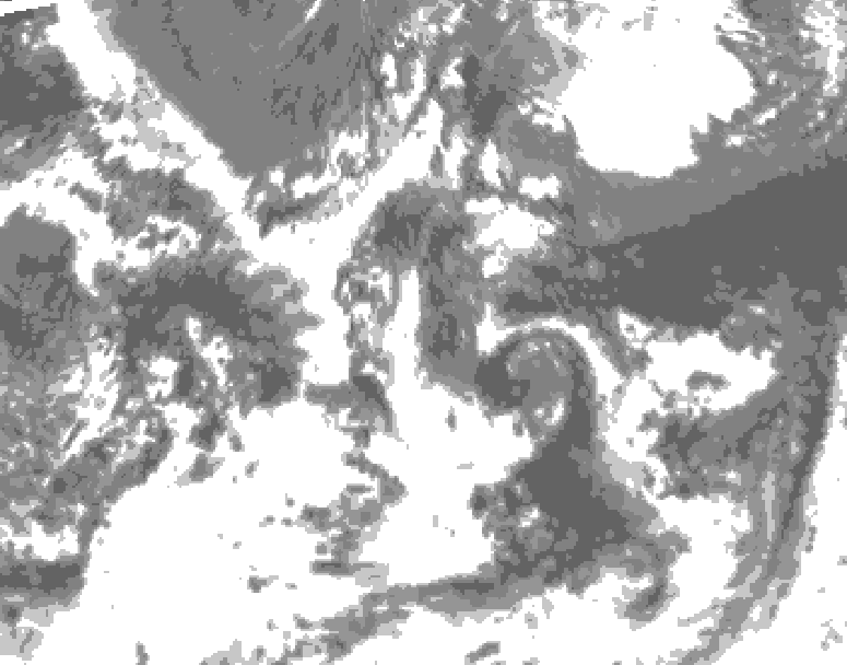GDPS total cloud 168 hour forecast chart for Canada based on 2026/07/21 1200Z data