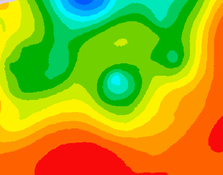 GDPS 500 millibar geopotential height 084 hour forecast chart for Canada based on 2026/07/22 0000Z data