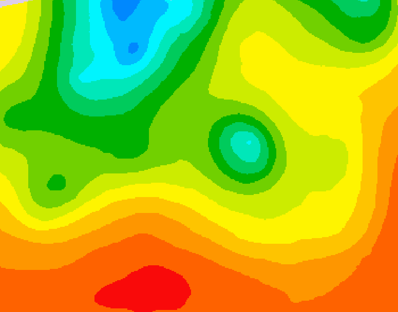 GDPS 500 millibar geopotential height 156 hour forecast chart for Canada based on 2026/07/22 0000Z data