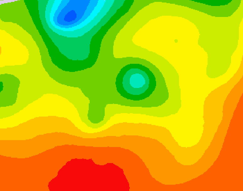 GDPS 500 millibar geopotential height 192 hour forecast chart for Canada based on 2026/07/22 0000Z data