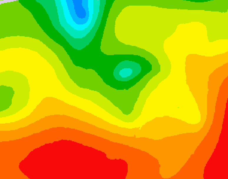 GDPS 500 millibar geopotential height 216 hour forecast chart for Canada based on 2026/07/22 0000Z data