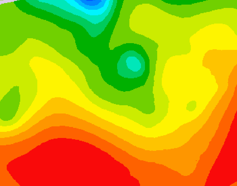GDPS 500 millibar geopotential height 234 hour forecast chart for Canada based on 2026/07/22 0000Z data