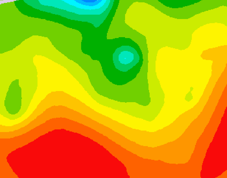 GDPS 500 millibar geopotential height 240 hour forecast chart for Canada based on 2026/07/22 0000Z data