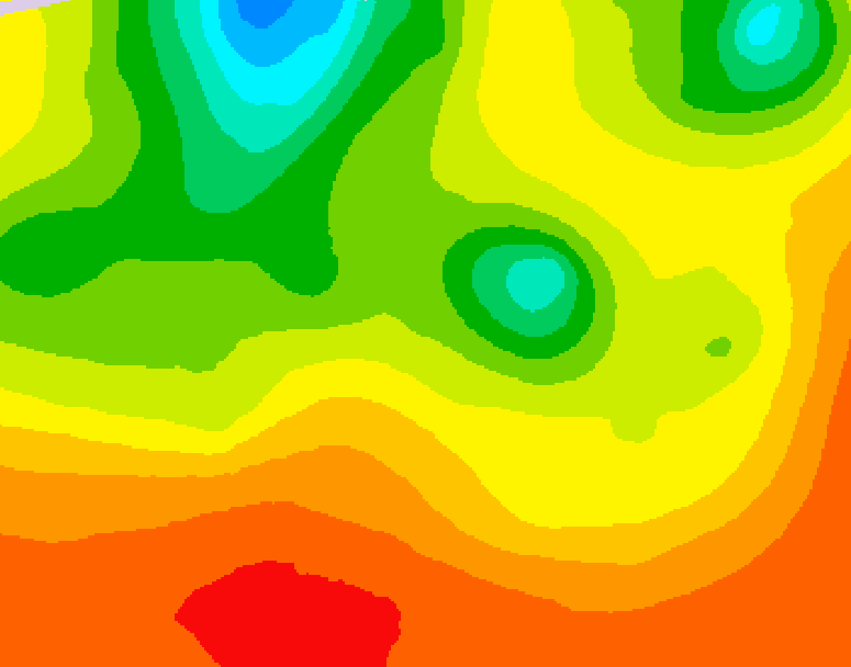 GDPS 500 millibar geopotential height 156 hour forecast chart for Canada based on 2026/07/22 1200Z data
