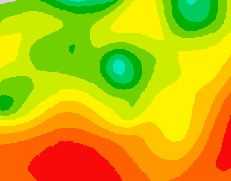 GDPS 500 millibar geopotential height 204 hour forecast chart for Canada based on 2026/07/22 1200Z data