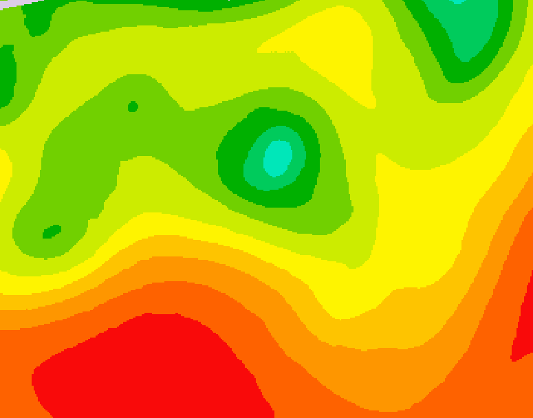 GDPS 500 millibar geopotential height 228 hour forecast chart for Canada based on 2026/07/22 1200Z data
