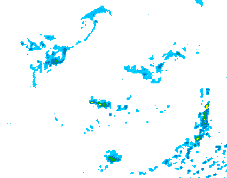 GDPS precipitation 060 hour forecast chart for Canada based on 2026/07/22 0000Z data
