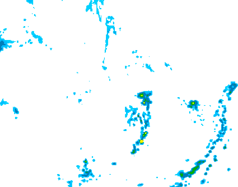 GDPS precipitation 216 hour forecast chart for Canada based on 2026/07/22 0000Z data