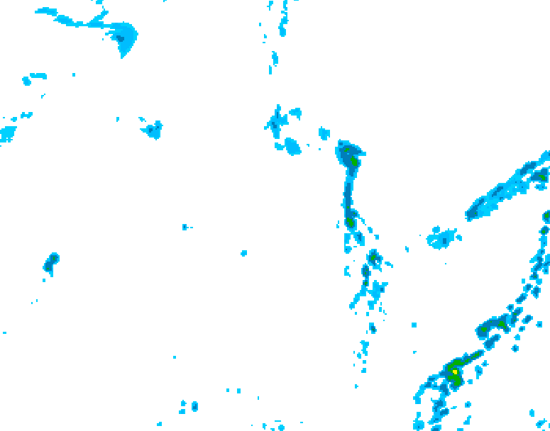 GDPS precipitation 234 hour forecast chart for Canada based on 2026/07/22 0000Z data
