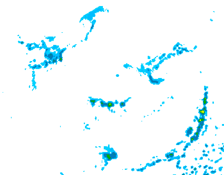 GDPS precipitation 048 hour forecast chart for Canada based on 2026/07/22 1200Z data