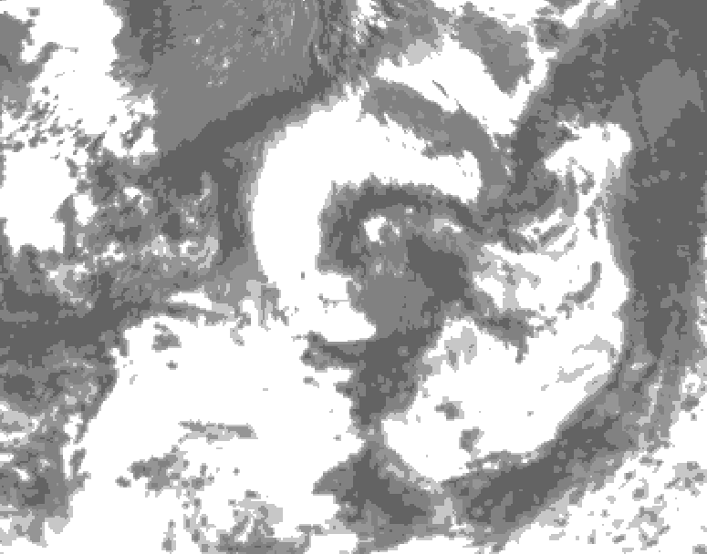GDPS total cloud 066 hour forecast chart for Canada based on 2026/07/22 1200Z data