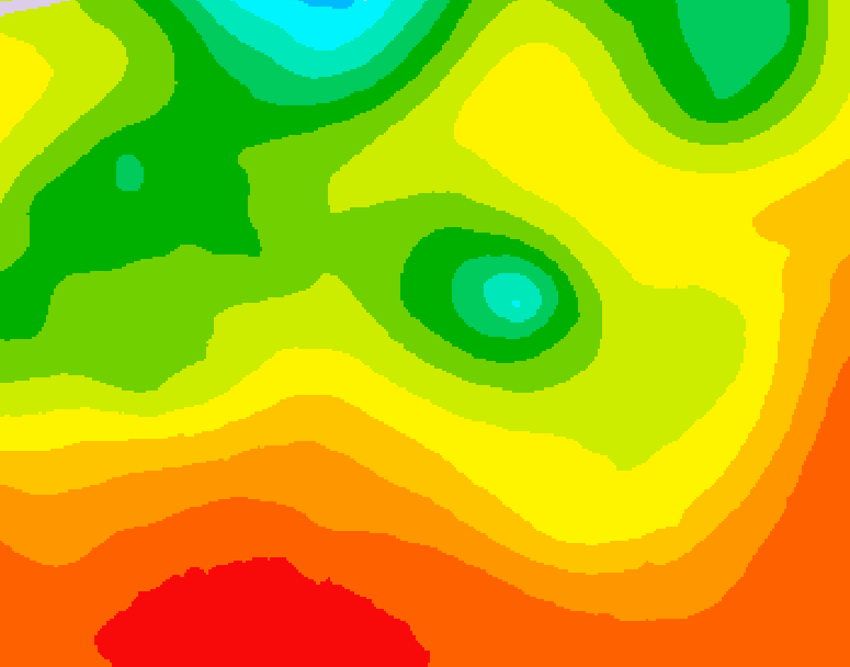GDPS 500 millibar geopotential height 144 hour forecast chart for Canada based on 2026/07/23 0000Z data