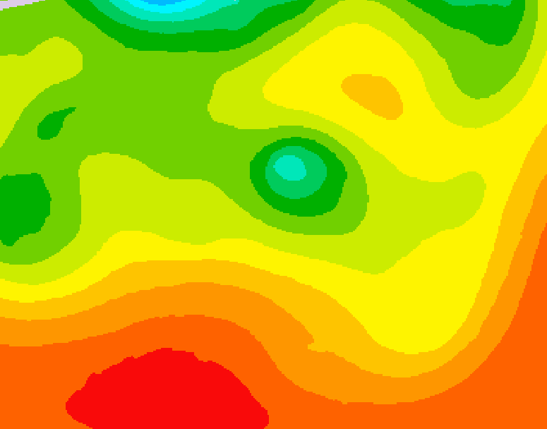 GDPS 500 millibar geopotential height 168 hour forecast chart for Canada based on 2026/07/23 0000Z data