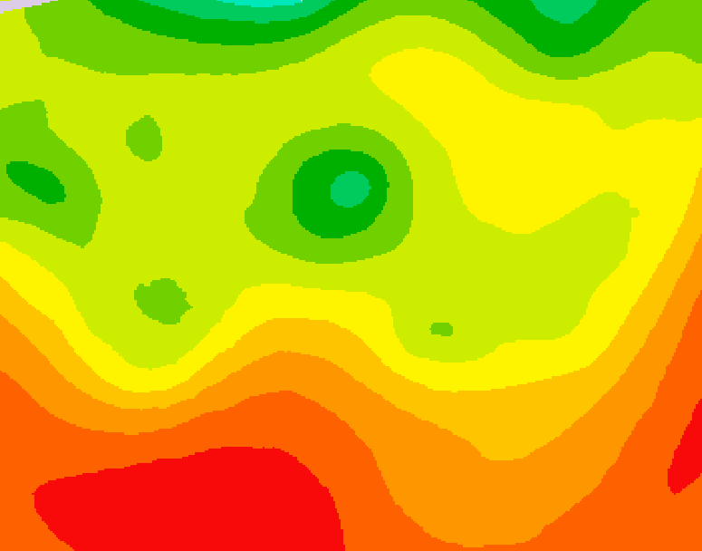 GDPS 500 millibar geopotential height 216 hour forecast chart for Canada based on 2026/07/23 0000Z data