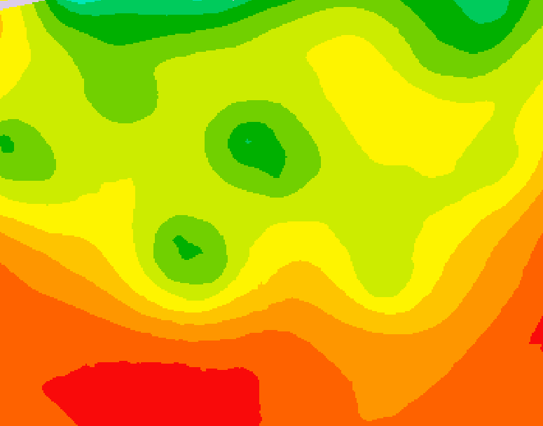 GDPS 500 millibar geopotential height 240 hour forecast chart for Canada based on 2026/07/23 0000Z data