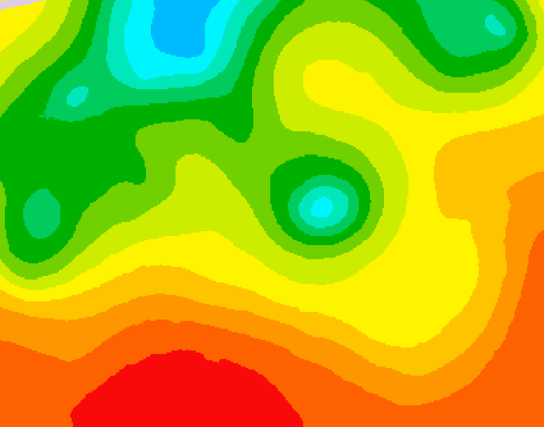 GDPS 500 millibar geopotential height 108 hour forecast chart for Canada based on 2026/07/23 1200Z data