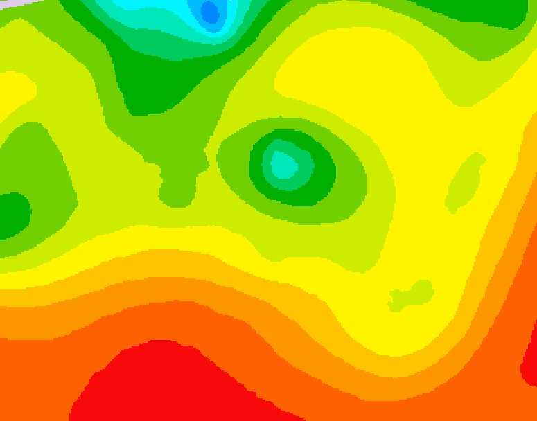 GDPS 500 millibar geopotential height 162 hour forecast chart for Canada based on 2026/07/23 1200Z data