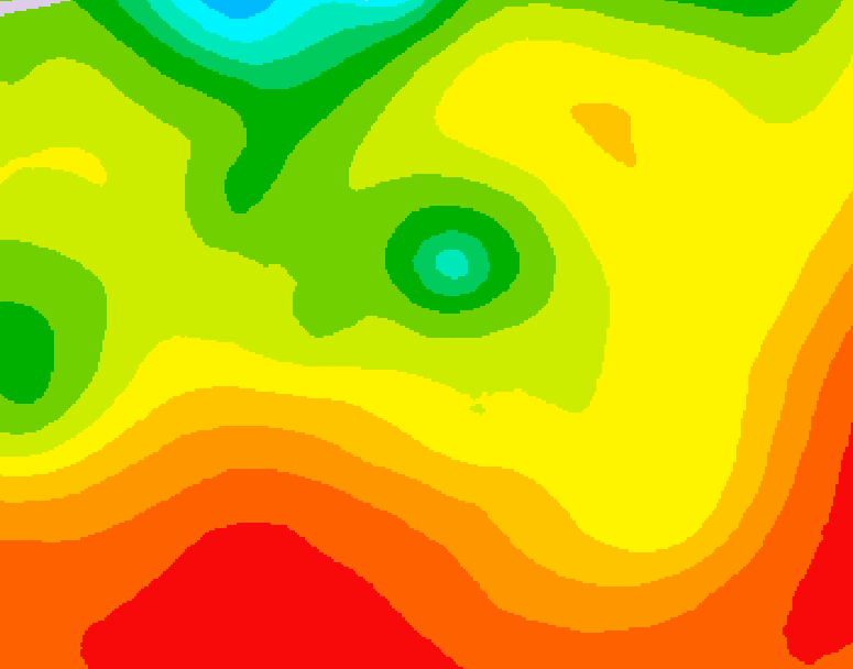 GDPS 500 millibar geopotential height 174 hour forecast chart for Canada based on 2026/07/23 1200Z data