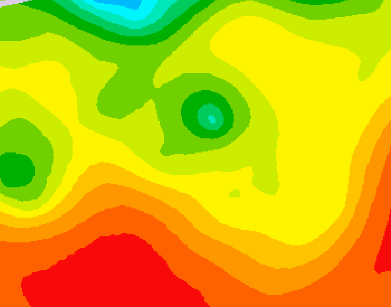 GDPS 500 millibar geopotential height 186 hour forecast chart for Canada based on 2026/07/23 1200Z data
