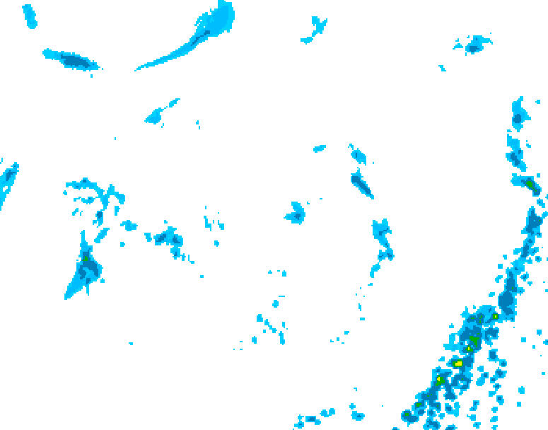 GDPS precipitation 084 hour forecast chart for Canada based on 2026/07/23 0000Z data