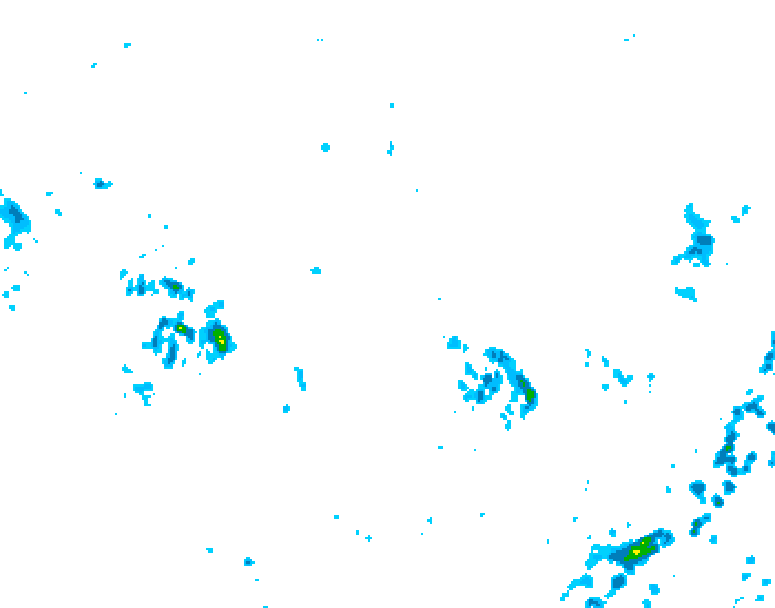 GDPS precipitation 210 hour forecast chart for Canada based on 2026/07/23 0000Z data