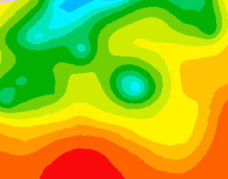 GDPS 500 millibar geopotential height 084 hour forecast chart for Canada based on 2026/07/24 0000Z data