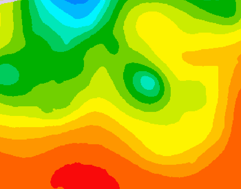 GDPS 500 millibar geopotential height 120 hour forecast chart for Canada based on 2026/07/24 0000Z data