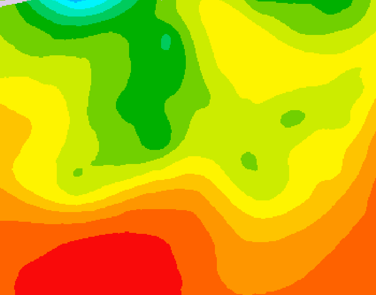 GDPS 500 millibar geopotential height 210 hour forecast chart for Canada based on 2026/07/24 0000Z data